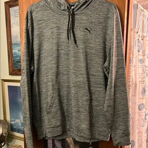 Puma Men's Gray Hoodie